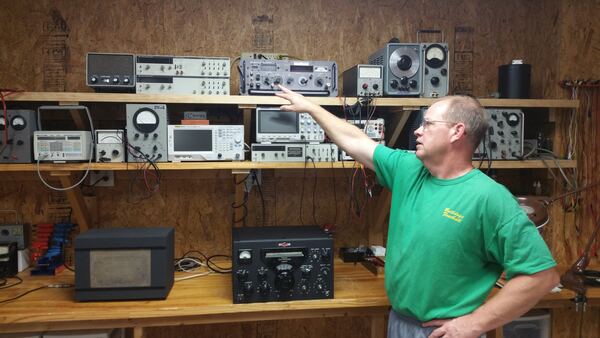 Photograph from N4ZZT Station and Massey Radio Lab Tour