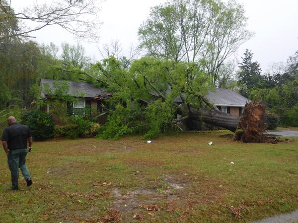 Photograph from EF-2 Tornado Response